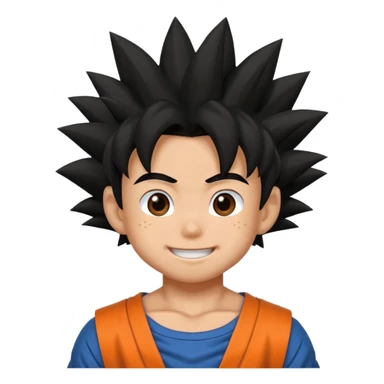 goku kid from dragon ball emoji sticker