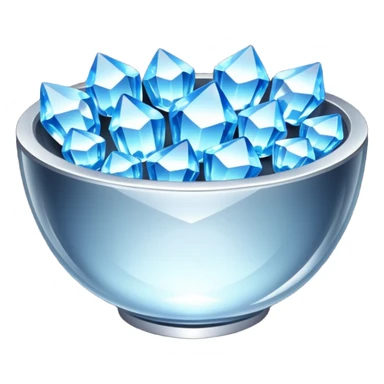a bowl of blinged crystal sticker