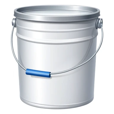 Bote de pintura blanca  sticker