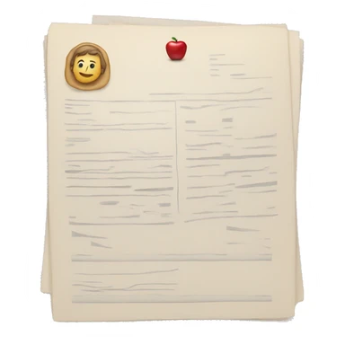 a bunch of immigration documents apple style sticker