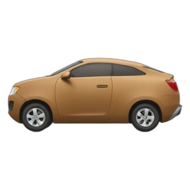 Car qui tape un capybara sticker