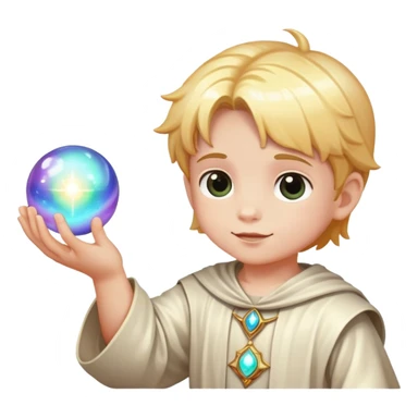 Ребёнок Сатурна и магического шара sticker