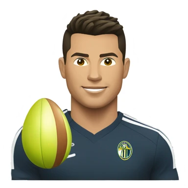 Christiano Ronaldo faisant du codage sticker