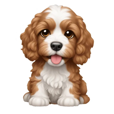 Cavoodle puppy sticker