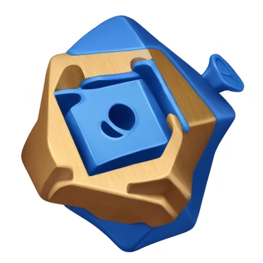 Jewish dreidel a four-sided spinning top, played during the Jewish holiday of Hanukkah sticker