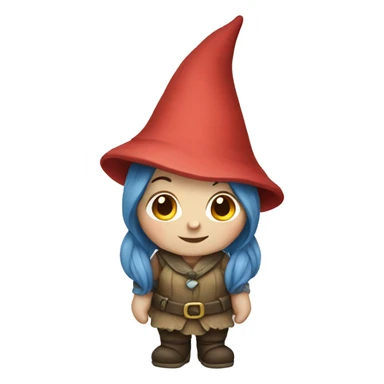 Female gnome sticker