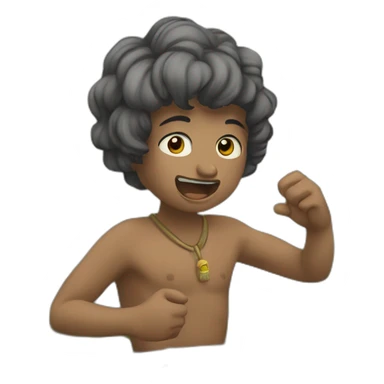 chipi barijho robando cadenita sticker