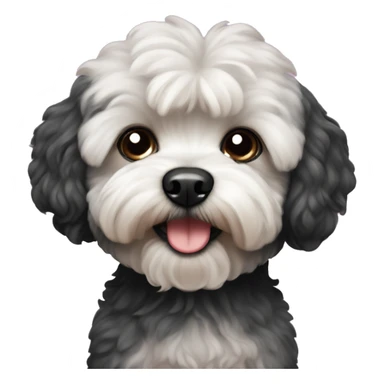 black maltipoo sticker