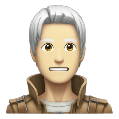 Cart titan from attack on titan sticker