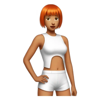 Leeloo of the 5th element sticker