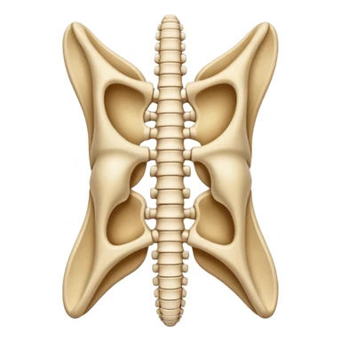 sacral spine sticker