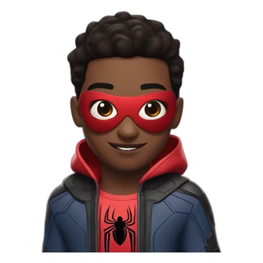Spiderman across spider verse miles morales sticker