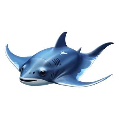 manta ray emoji sticker