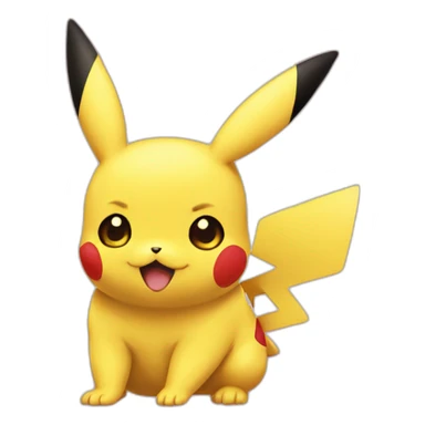 pikachu et evoli bisou sticker