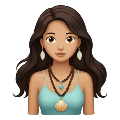 mujer del mar sticker