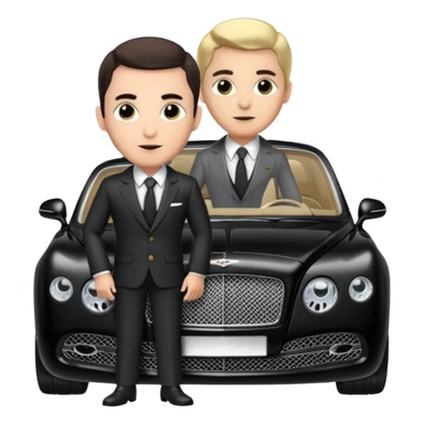 Abid abedi as Principalwith his Bentleyo sticker