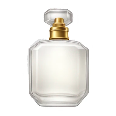 aesthetic white perfume bottle sticker
