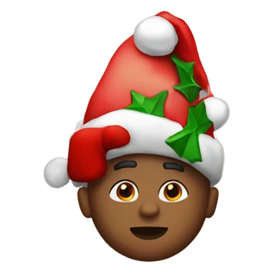 Aesthetic Christmas emoji sticker