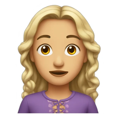 Natalí con anteojos sticker