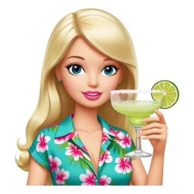 Margaritaville Barbie  sticker