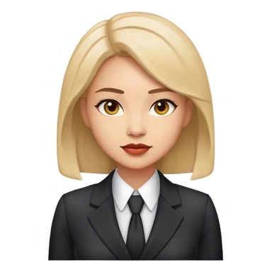 Ejecutiva de banco sticker