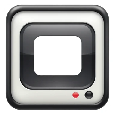 Polaroid frame sticker