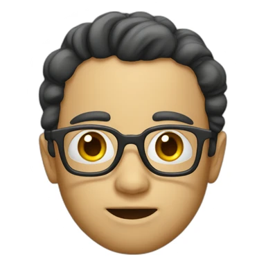 dictionary face sticker