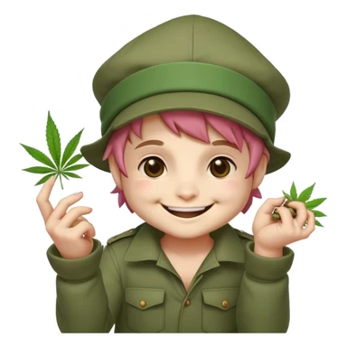Teemo rolling blunt sticker