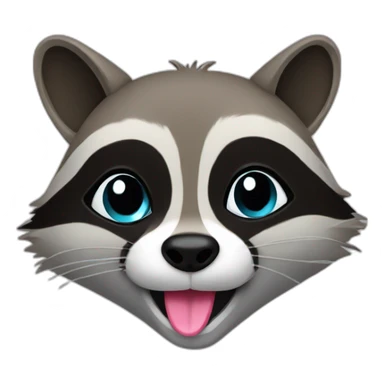 Raccon bikini sticker