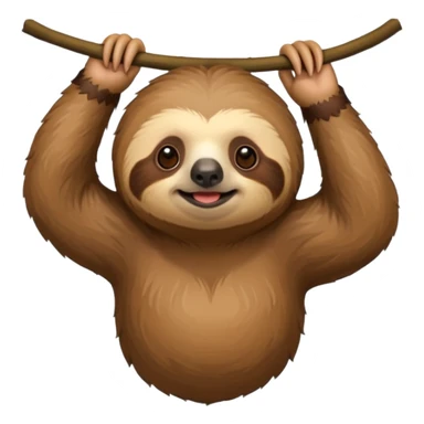 a sloth sticker