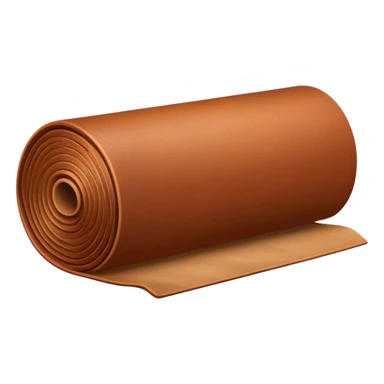 brown leather fabric roll sticker