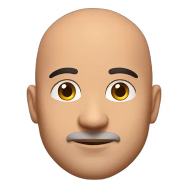 Bald Lebanese agile coach with pink tshirt sticker