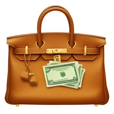 hermes birkin bag full of money  sticker