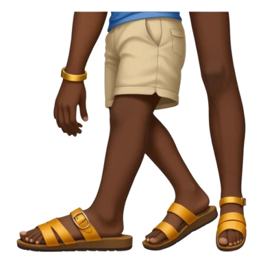 
palm in profile shows feet sticker