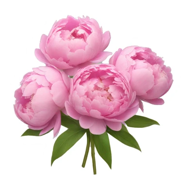 Bouquet of pink peonies sticker