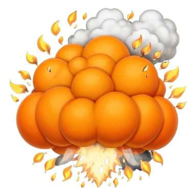 Esplocion  grande sticker