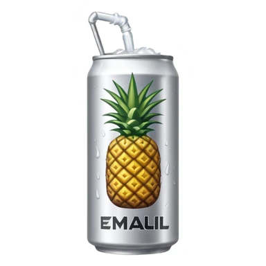 energy drink coconut and pinaple sticker