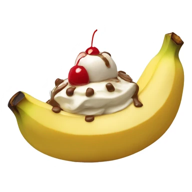 Banana split sticker