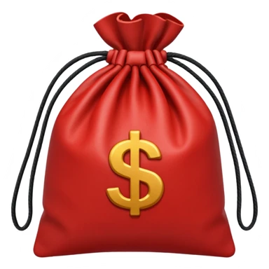 red money bag sticker
