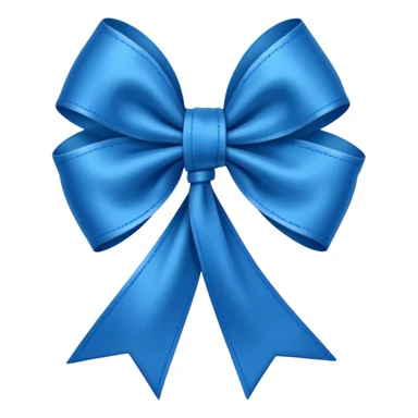 A blue ribbon to represent colon cancer sticker