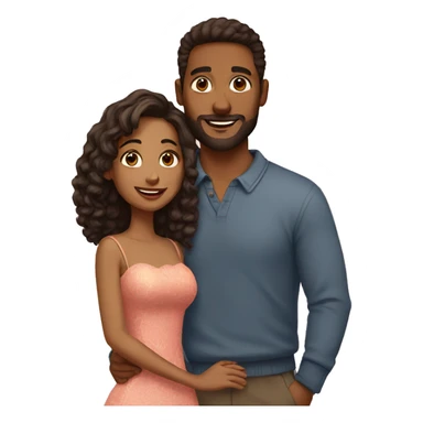 lovely couple sticker