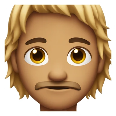 big scar face sticker