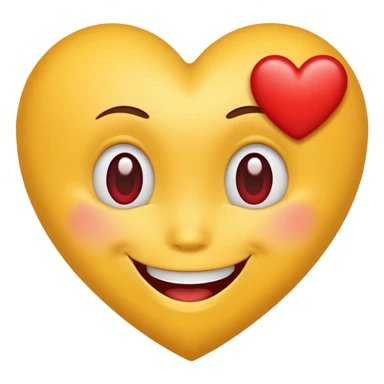 smiling face thank you love sticker