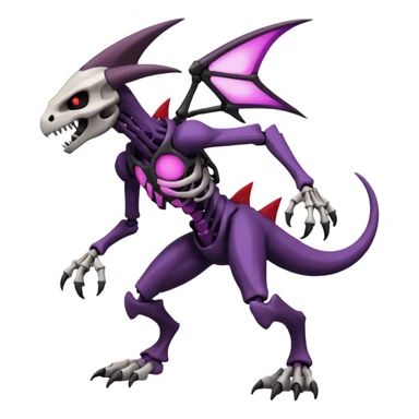 Duskull-Marowak-Darkrai-Genesect-Fakémon-fusion (full body) sticker