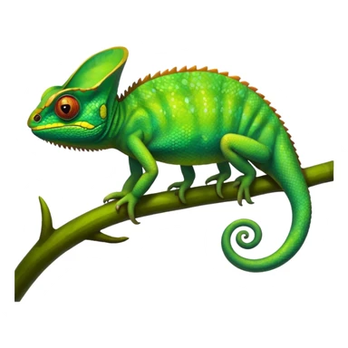 Chameleon sticker