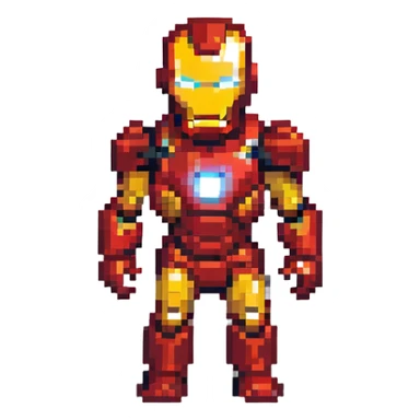 iron man superhero sticker
