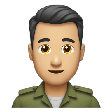 An saf man that His hands are between his hairs and want to pull his hairs sticker