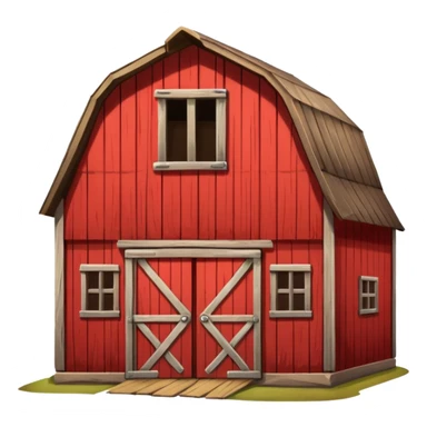 A barn sticker