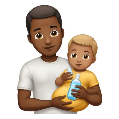 P diddy holding baby oil sticker