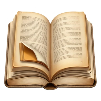 Open book walking sticker